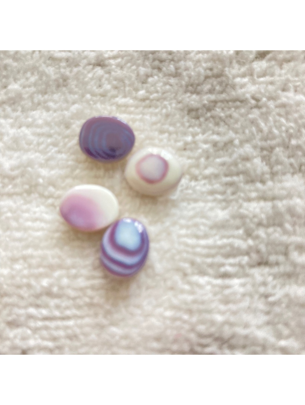 Wampum Quahog Cabochon Stones